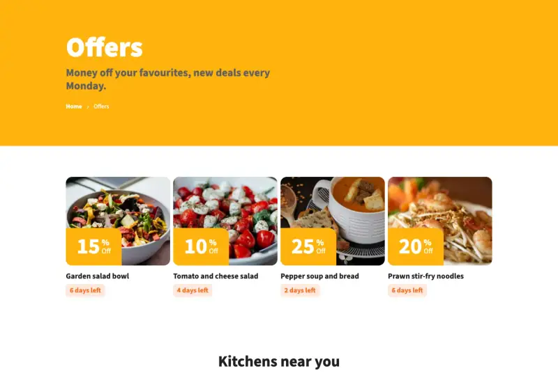 Munch, Offers page
