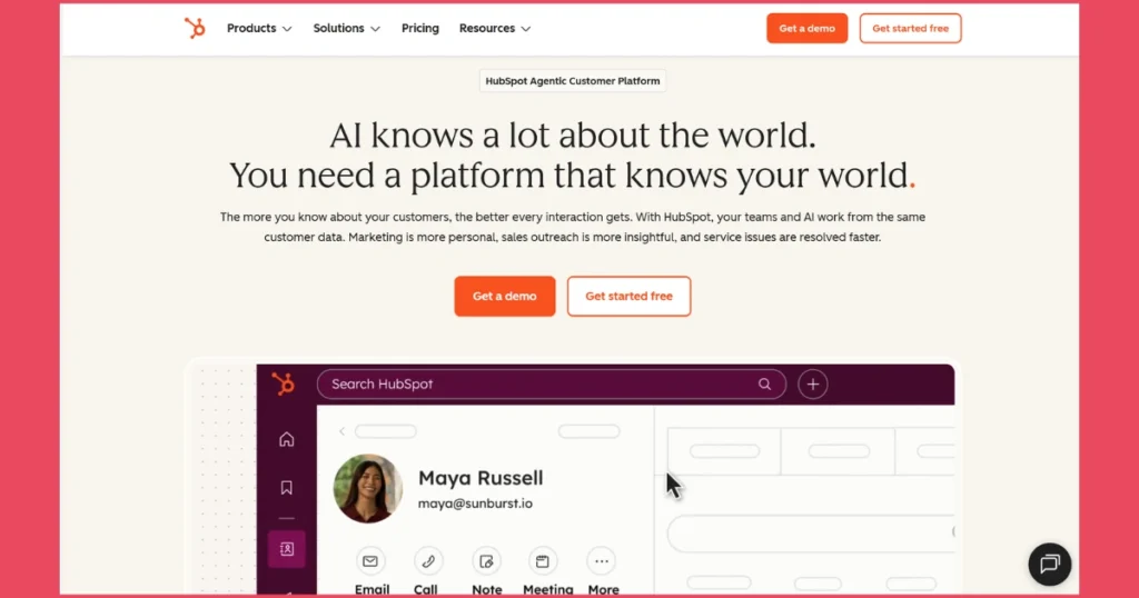 hubspot website