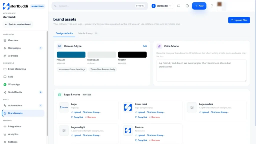 startbuddi app screen: Marketing brand assets 01