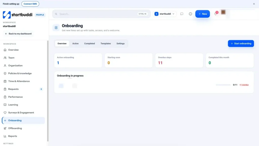 startbuddi app screen: People onboarding